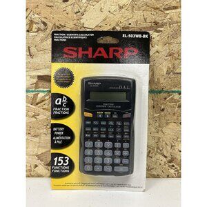 Sharp El-503W Scientific Calculator Fraction advanced NEW Sealed